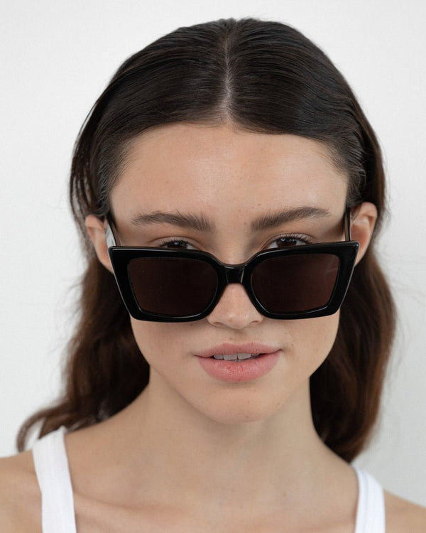 Lucia / Black Acetate & Grey Lens - Shade Files